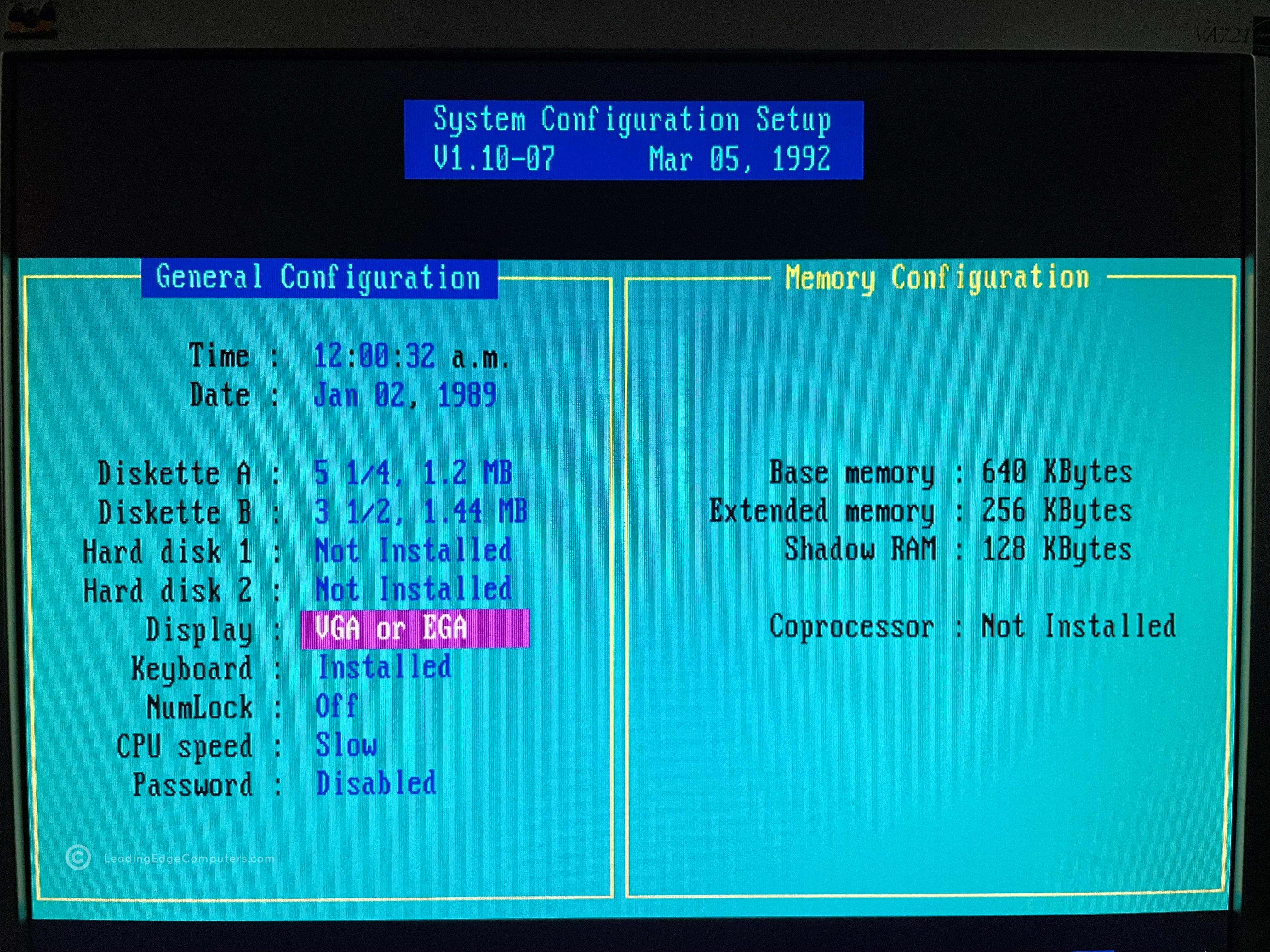 386sx pc bios