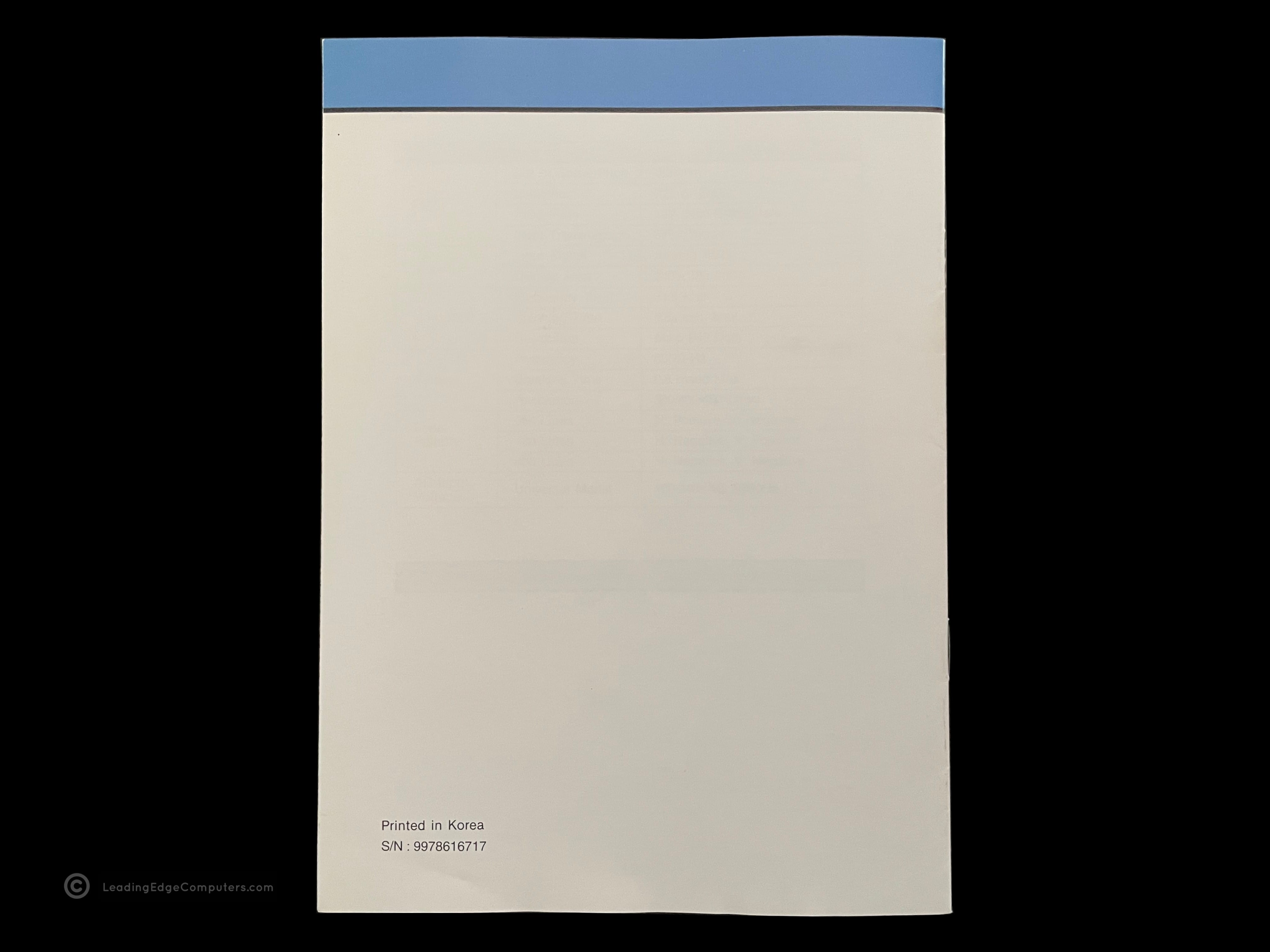 reverse cover of the cmc 1417ae manual