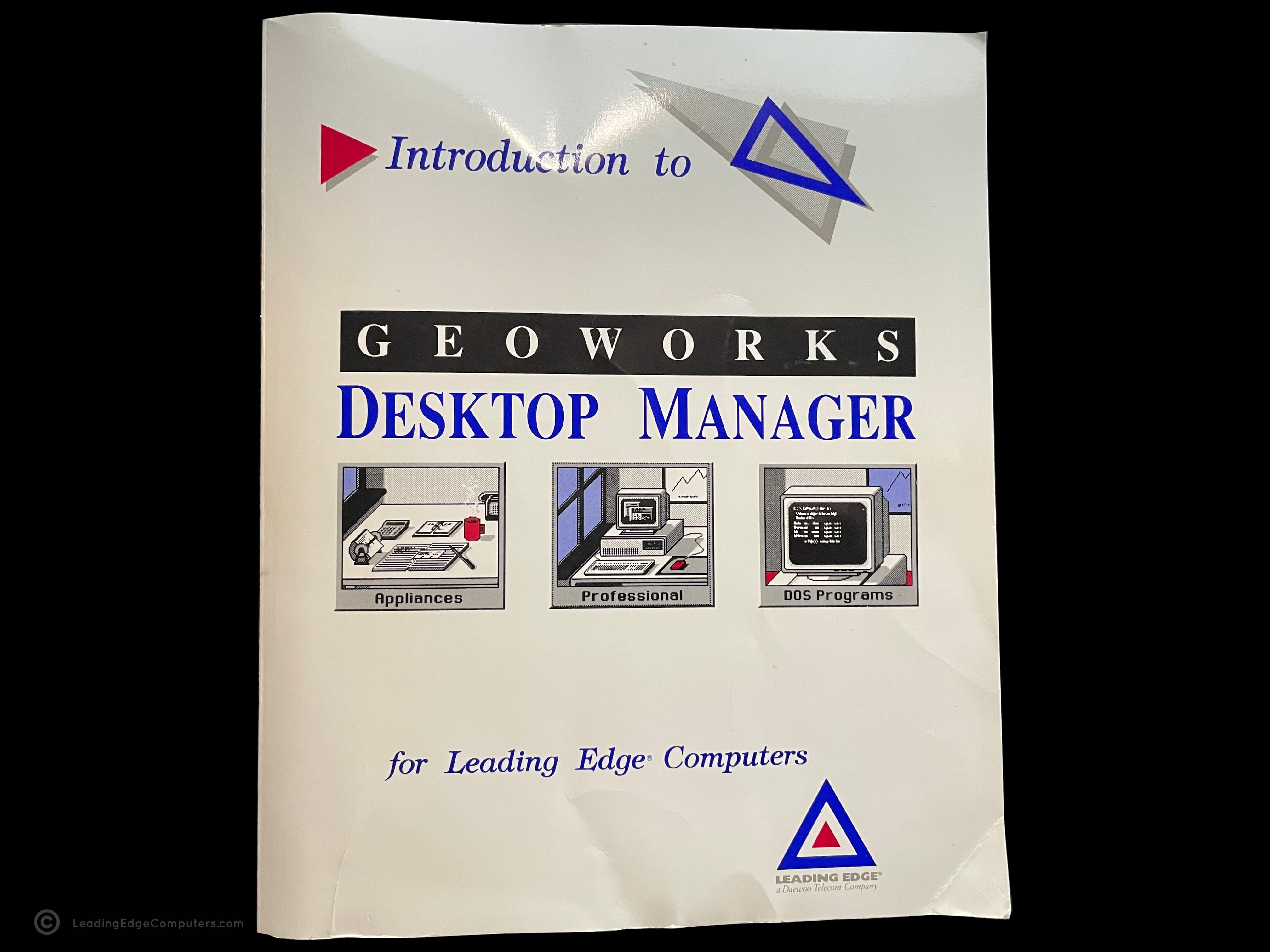front cover of the geoworks desktop manager manual