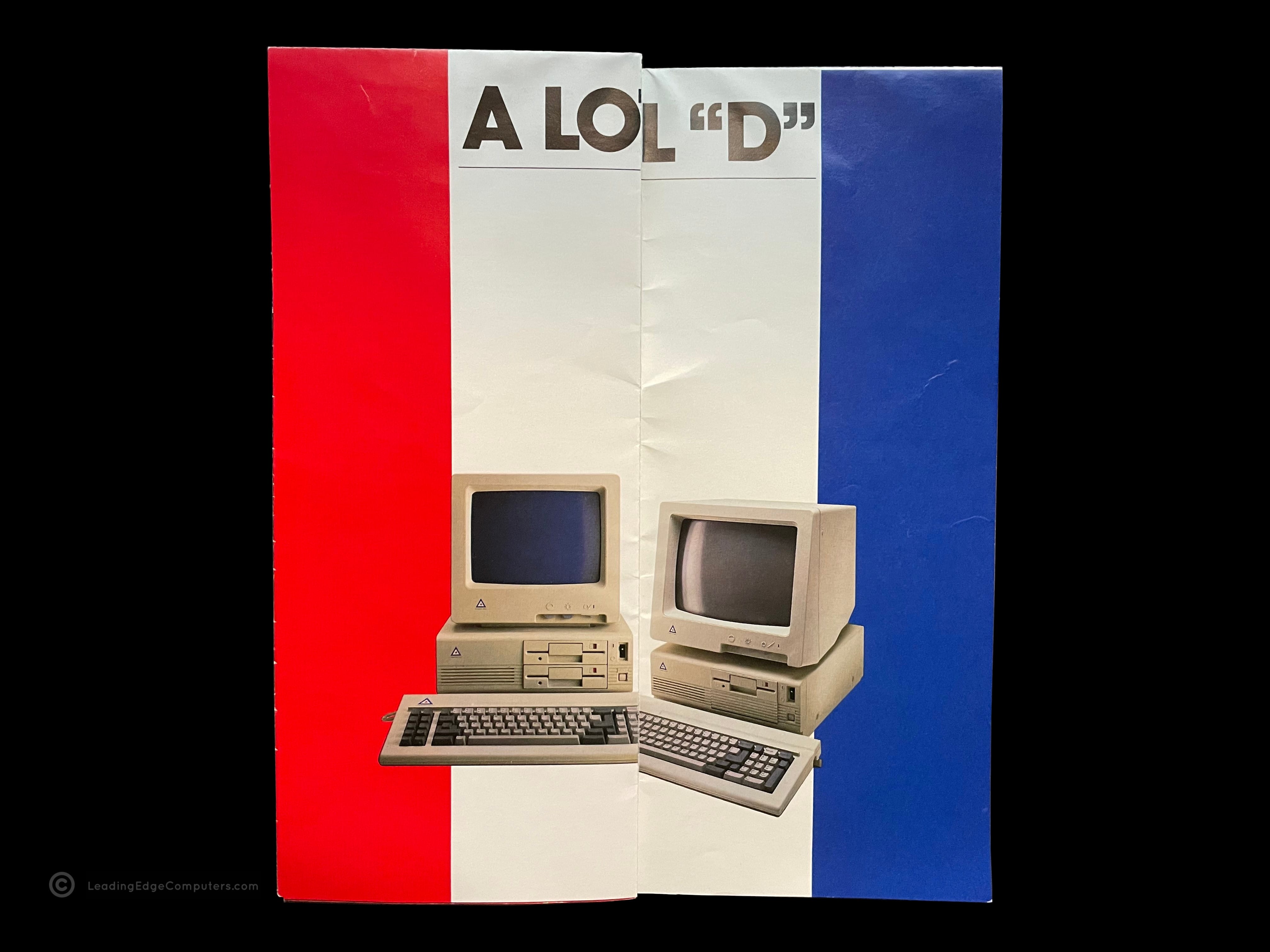 model d personal computer brochure
