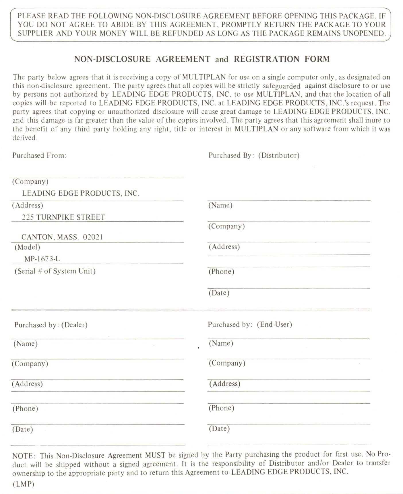 multiplan registration form