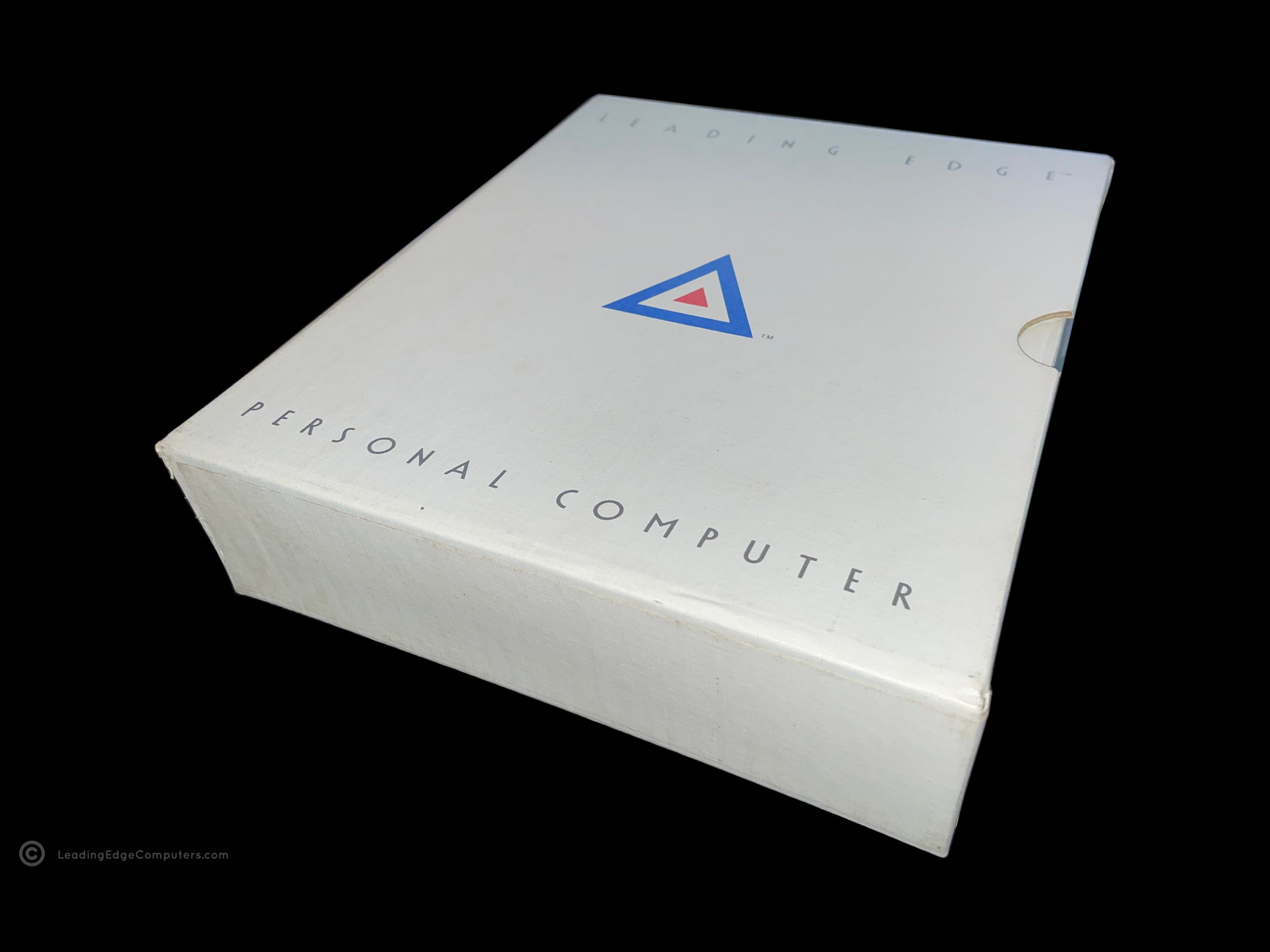 A stylized angled view of the Leading Edge Operator's Guide Technical Reference Manual in its sleeve