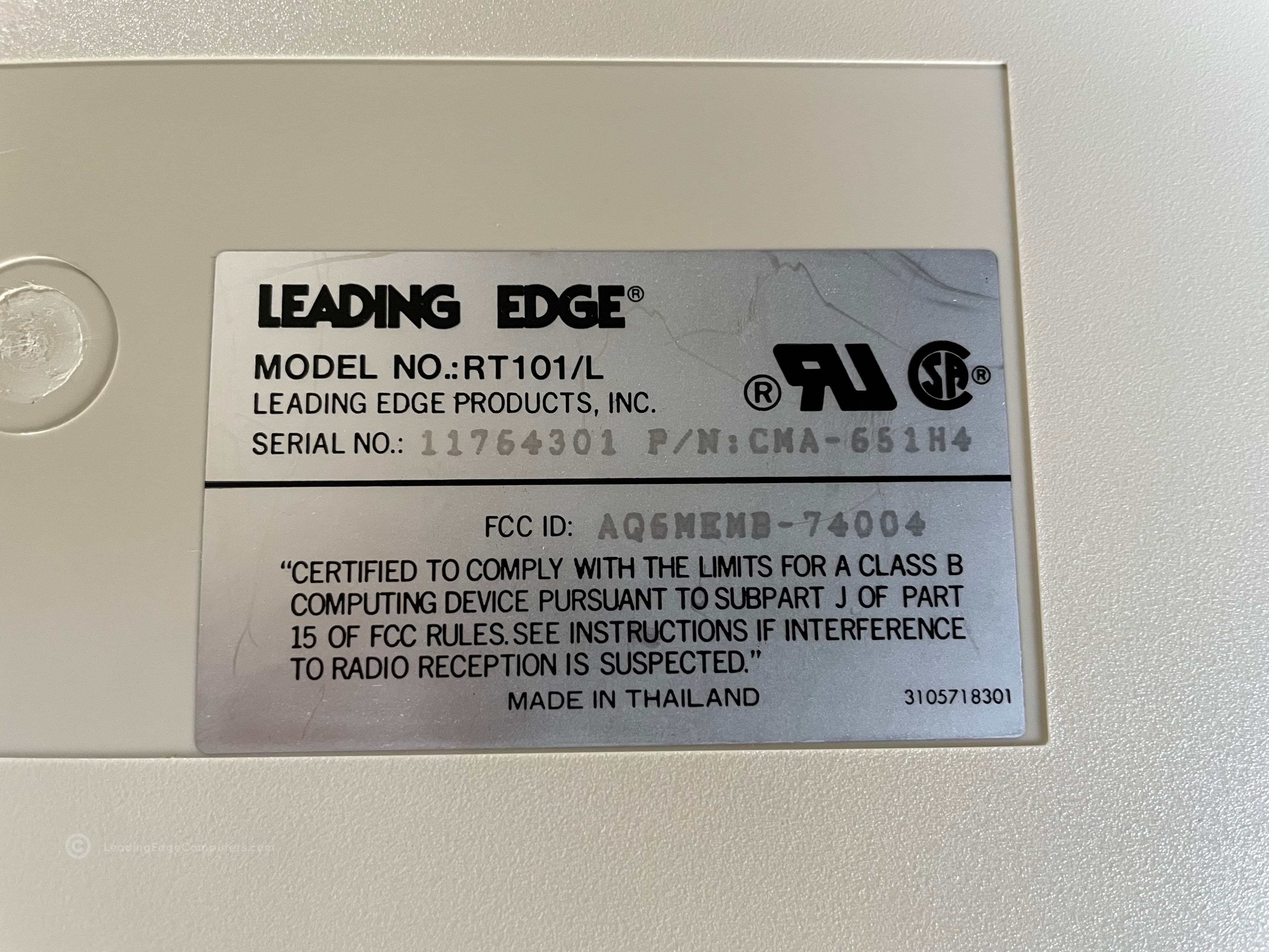 RT101/L Keyboard